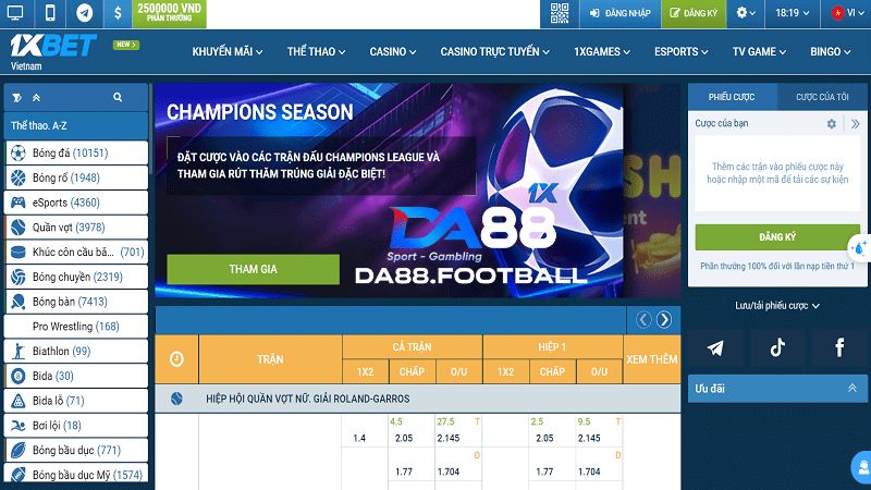 1xBet sở hữu kho game đồ sộ nhất hiện nay